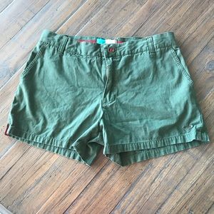 Roxy quicksilver size 11 olive/army green shorts